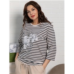 Блуза Линдсей (бежевая/полоска) Б15542-20М