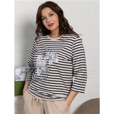 Блуза Линдсей (бежевая/полоска) Б15542-20М
