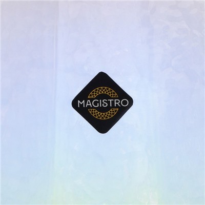 Стаканы Magistro «Дарио», 450 мл, 10×11.5 см, набор 6 шт., стекло, перламутровые