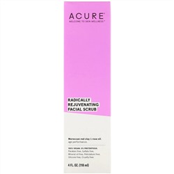 Acure, Radically Rejuvenating Facial Scrub, 4 fl oz (118 ml)