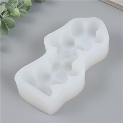 Молд силиконовый «Столбик из цветов» 3.1×6×13 см