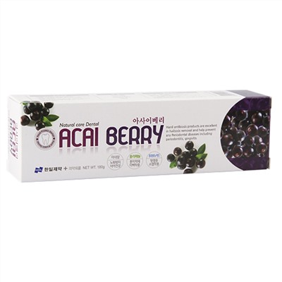 Hanil Зубная паста с натуральным экстрактом ягод асаи / Acai Berry Toothpaste, 180 г
