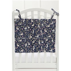 Органайзер на детскую кроватку арт. ККР/зайка-синий