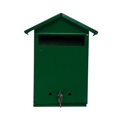 УЦЕНКА Ящик почтовый с замком, вертикальный "Филин", зеленый