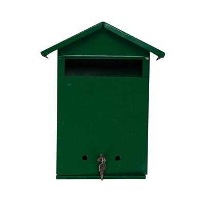 УЦЕНКА Ящик почтовый с замком, вертикальный "Филин", зеленый
