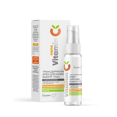 NANOVITAMIN С Трансдермальный Крем для кожи вокруг глаз с липосомами 30г