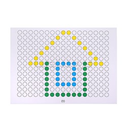 Доска для рисования "Зайчишка" в коробке (синий)