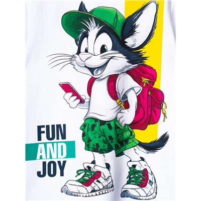 Комплект трикотажный для мальчиков: фуфайка (футболка), брюки