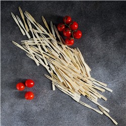 Шпажки для канапе Доляна, бамбук, 100 шт, 8,5 см