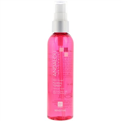 Andalou Naturals, 1000 Roses, Цветочный тоник, Для чувствительной кожи, 178 мл (6 жидк. унций)