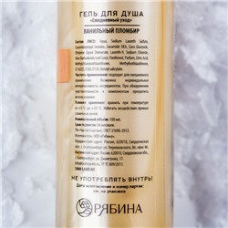 Гель для душа, 100 мл, аромат ванильного пломбира, Чистое счастье