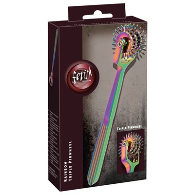 Радужное колесо Вартенберга Rainbow Triple Pinwheel