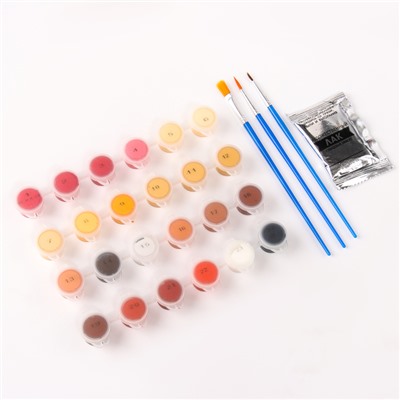 Картина по номерам на холсте с подрамником «Котик за ужином», 40×50 см