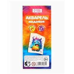 УЦЕНКА Акварель 12 цветов, упаковка картон ТМ Буки Бяки