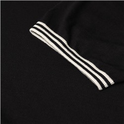 Джемпер мужской короткий рукав MINAKU REGULAR FIT: чёрный, р-р 44