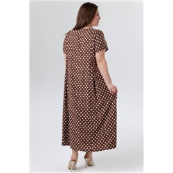 Платье женское  6124/01/Коричневый