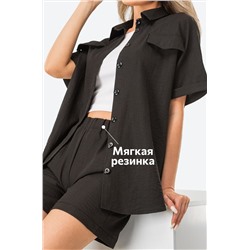 Женский льняной костюм-двойка Happyfox