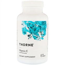 Thorne Research, витамин C с флавоноидами, 180 капсул