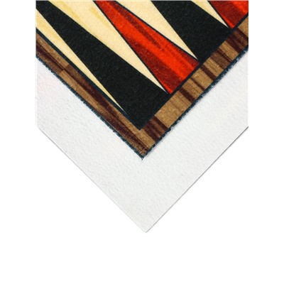 Коврик - сидушка для бани и сауны «Нарды», 56.5×53 см, полиэфир