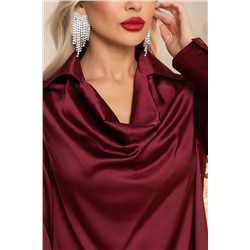 Блуза Шелковая сказка (рубин) Б14382-34М