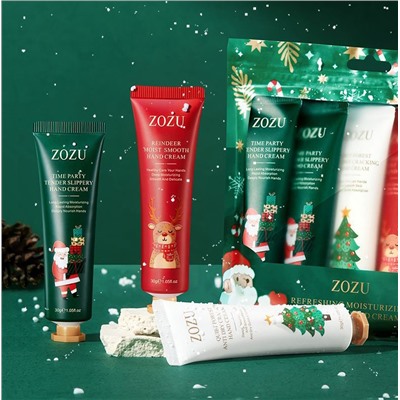 Набор кремов для рук Новогодний ZOZU, 5 шт. * 30 гр.