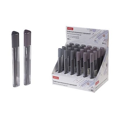 Грифель 0.7 мм HB (20 шт) карт.дисплей-витрина (092432) Хатбер