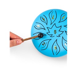 Глюкофон, цветок синий, 11 лепестков, 18×18×11 см