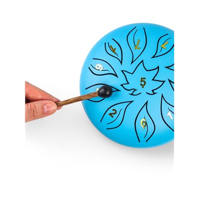 Глюкофон, цветок синий, 11 лепестков, 18×18×11 см