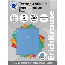 Тетрадь  36л клетка "Think" MIX 63284 ErichKrause