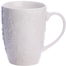 9-31351-1 Кружка 340мл с рельефом White LR (х36)