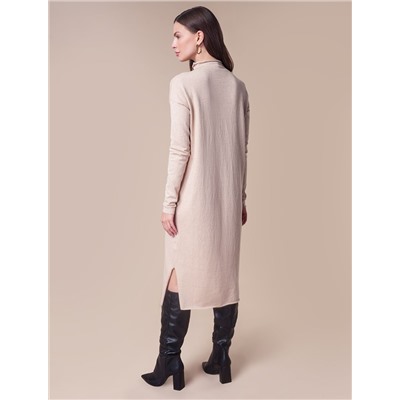 Платье тонкой вязки из хлопка с нейлоном