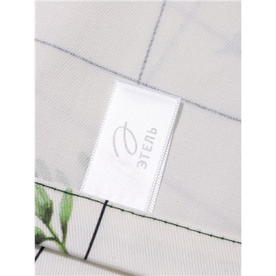 Дорожка на стол «Этель» Flora, 40×149 см, 100% хлопок, саржа 190 г/м², белая