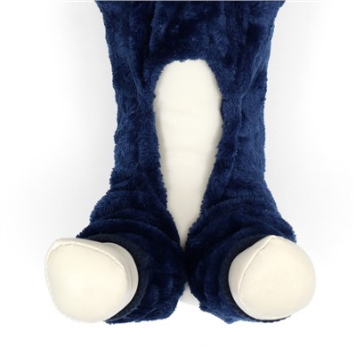 Комбинезон «Акула», с капюшоном, размер S, ДС 25 см, ОГ 35 см, ОШ 25 см, синий