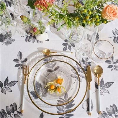 Скатерть «Этель» Impression, 149×110 см, 100% хлопок, репс 210 г/м²