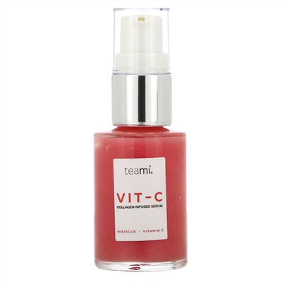 Teami, Vit-C, Collagen Infused Serum, Hibiscus - Vitamin C, 1 oz