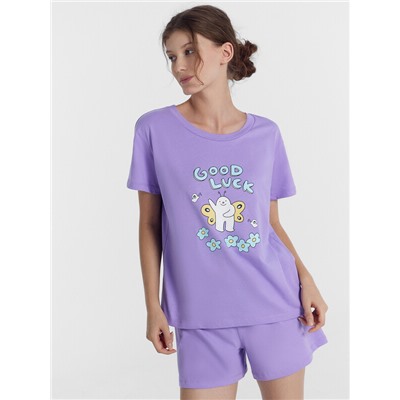 КОМПЛЕКТ ЖЕНСКИЙ (ДЖЕМПЕР, ШОРТЫ) 592325