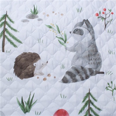 Покрывало 2-спальное «Этель» Adventure, 180×210±5 см, микрофибра