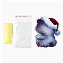 Пакет под сладости новогодний «Мишка», 11×6 см