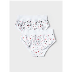 Трусы трикотажные для девочек, 2 шт в комплекте