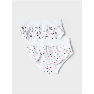 Трусы трикотажные для девочек, 2 шт в комплекте