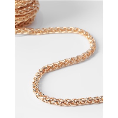 Цепочка для сумки, железная, 8.5×6.2 мм, 3±0.1 м, цвет золотой