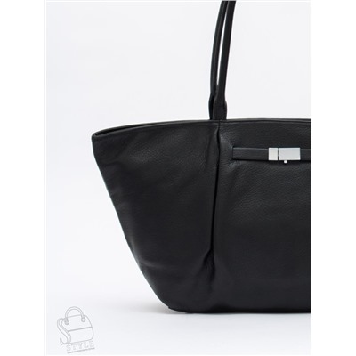 Сумка женская кожаная 1034-1MP black Polina&Eiterou