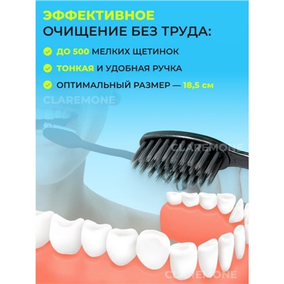 Зубные щетки бамбуковые, 10 шт