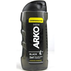 Гель для душа 2 в 1 ARKO MEN Black 260мл