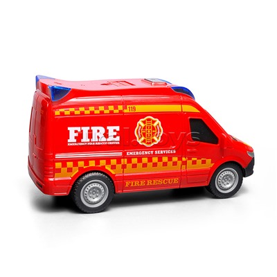 Машина "Пожарная служба" 1:20 (свет, звук) в коробке