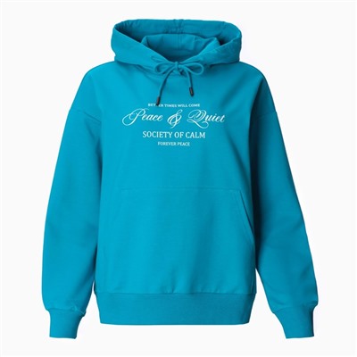 Толстовка женская MIST Peace, размер S, голубая