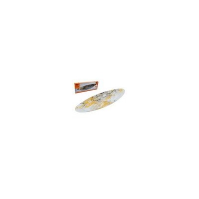 Блюдо овальное 30*10,5*2,5см ЗОЛОТОЙ МРАМОР стекло BT0012-HH043W