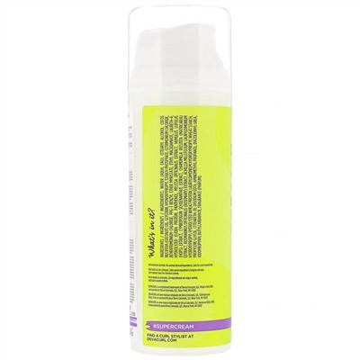 DevaCurl, SuperCream, крем для волос с кокосом для вьющихся волос, 150 мл
