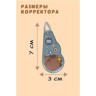 Корректор капибара 4шт, 60928 НАТАЛИ, 1128475
