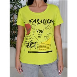 Футболка Серенада (Салатовый)